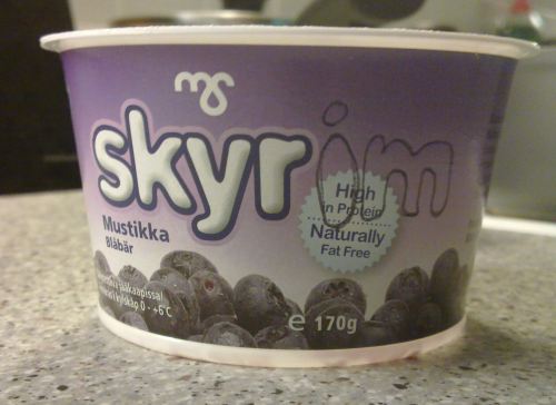 An empty cup of Skyr